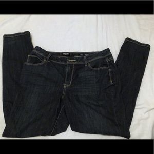 Simply Vera, Dark Wash, Skinny Mid-rise, 10S